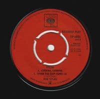 BOB DYLAN Dylan EP Vinyl Record 7 Inch CBS 1965.